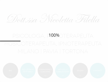 Tablet Screenshot of dottoressa.nicolettafilella.com